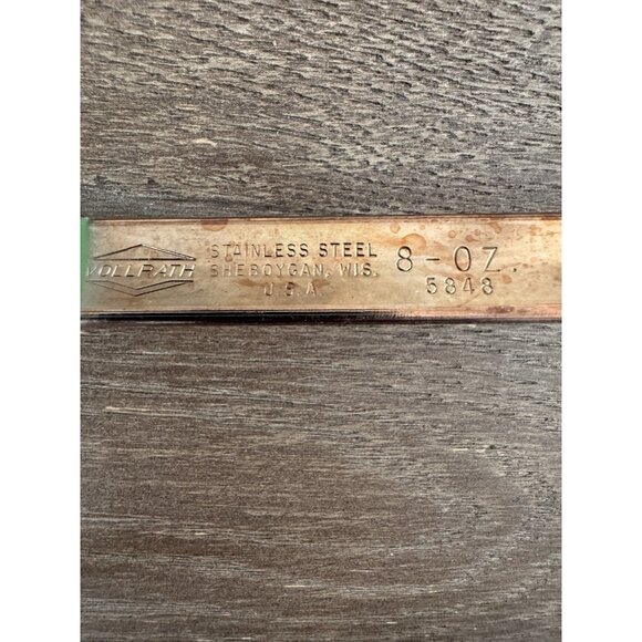 VTG Vollrath Lot Of 2 Teal Ladle Stainless Steel 6oz & 8oz - Picture 6 of 8